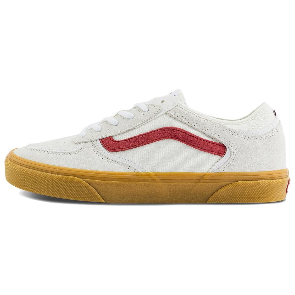 Кроссовки Vans Skate Rowley Low Кроссовки для скейтбординга Унисекс Белый Красный Коричневый - изображение 1