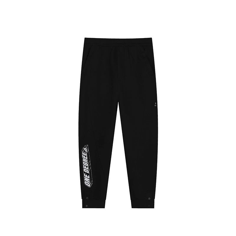 Штаны 361° Sports Life Collection Вязаные тренировочные брюки мужские супер-черные - изображение 1