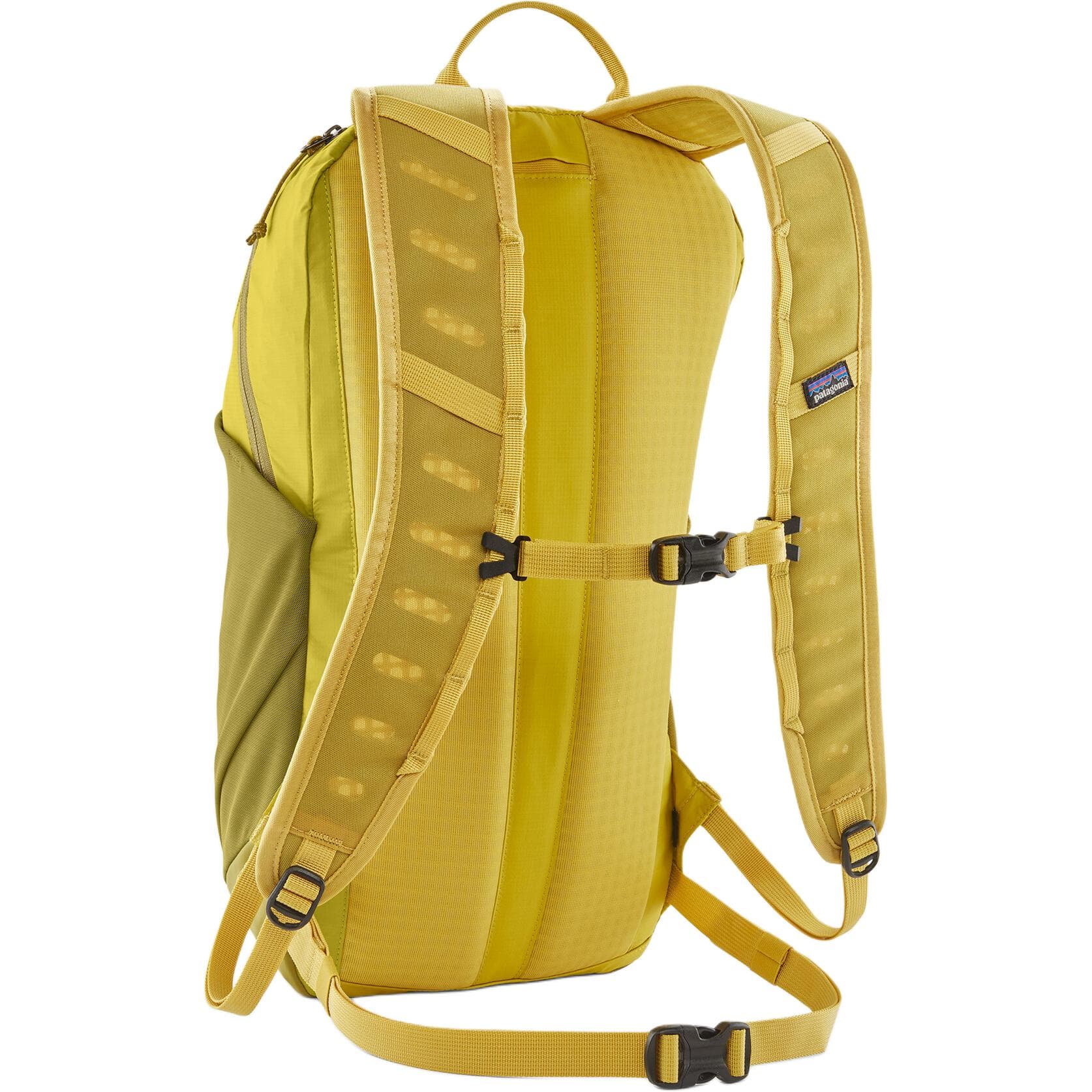 Patagonia Terravia 14L Альпинистский рюкзак для активного отдыха сумка переработанный нейлон желтый и зеленый унисекс - изображение 2