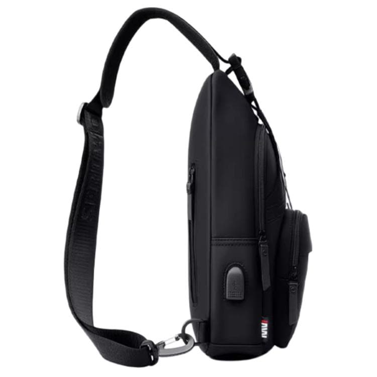 Нагрудная сумка SEPTWOLVES Oxford Crossbody Bag (Sling) Unisex Black SEPTWOLVES Оксфорд Слинг Сумка Унисекс Черная - изображение 2