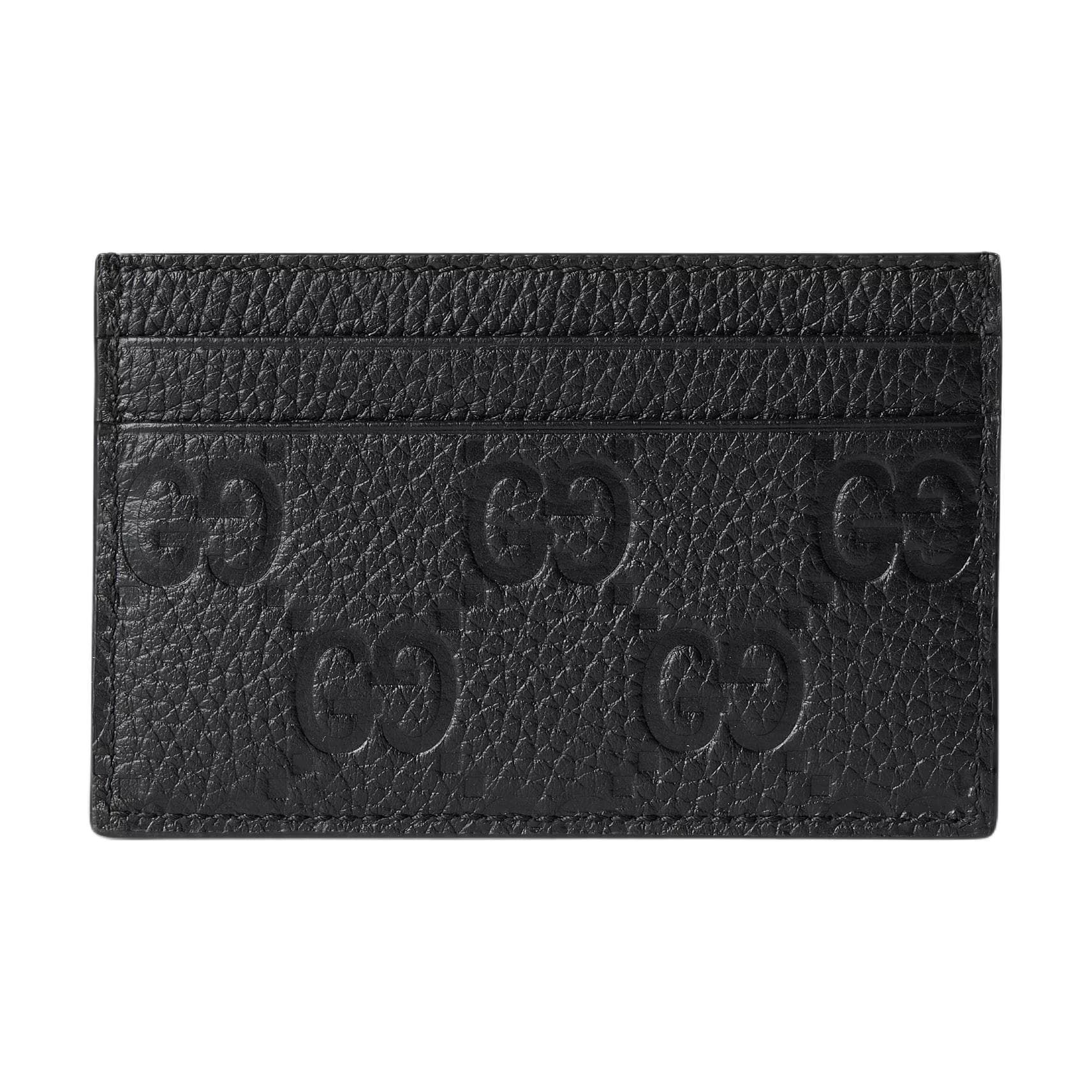 Картхолдер Gucci GG Monogram Кожа Визитницы Мужской Черный - изображение 3