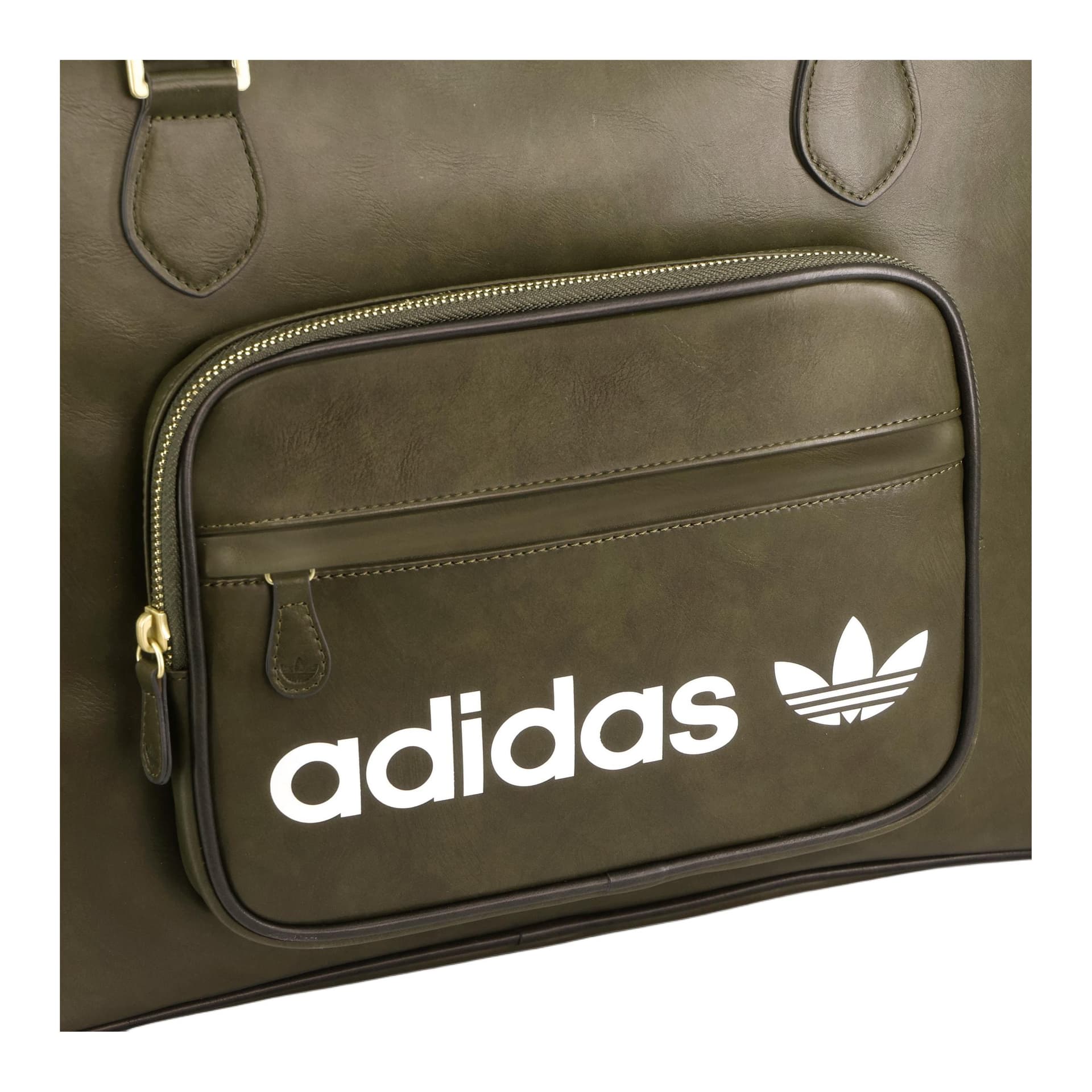 Мини-сумка Adidas Originals ПУ (полиуретан) Сумка на плечо Унисекс Зелёный - изображение 6