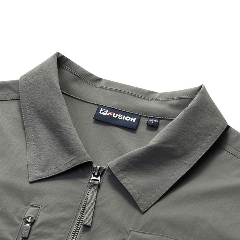 Рубашка FILA FUSION FILA FUSION X Рубашка Мужская Мытый Серый DY - изображение 5