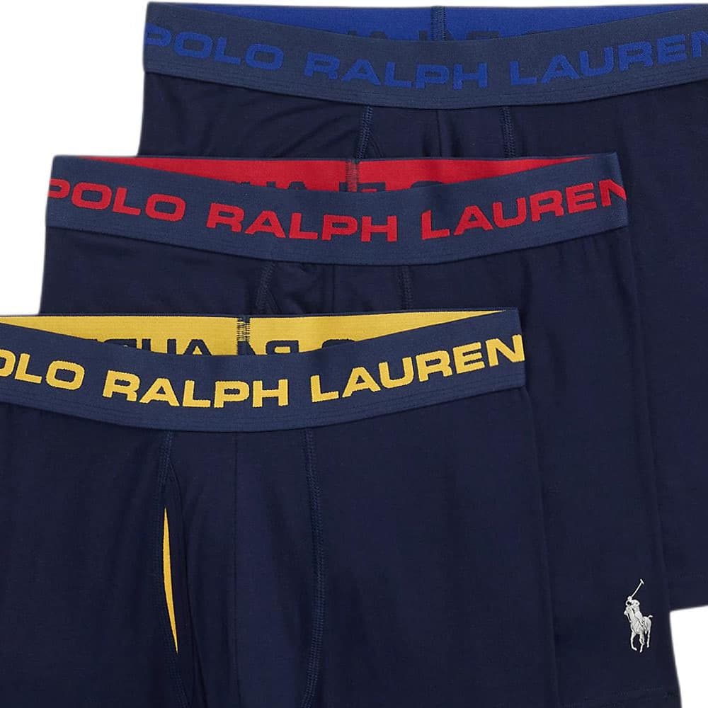 Трусы Polo Ralph Lauren Боксеры Мужской 3 шт Cruise Морской синий - изображение 3