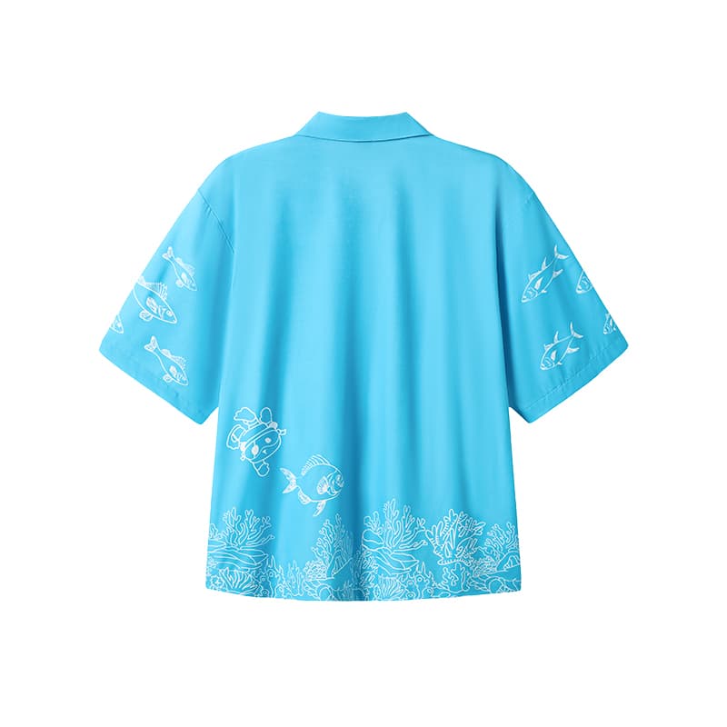 Рубашка WAYNEXZAVIER Blue Men's Shirts WAYNEXZAVIER Синий Мужские Рубашки - изображение 2