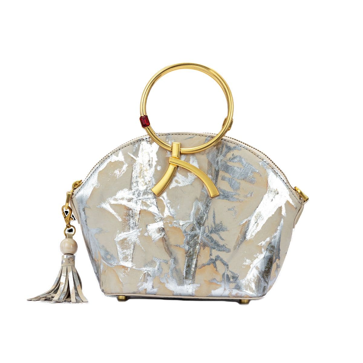 Сумка Roberta Di Camerino Shell Bag Gold Gray Silver - изображение 1