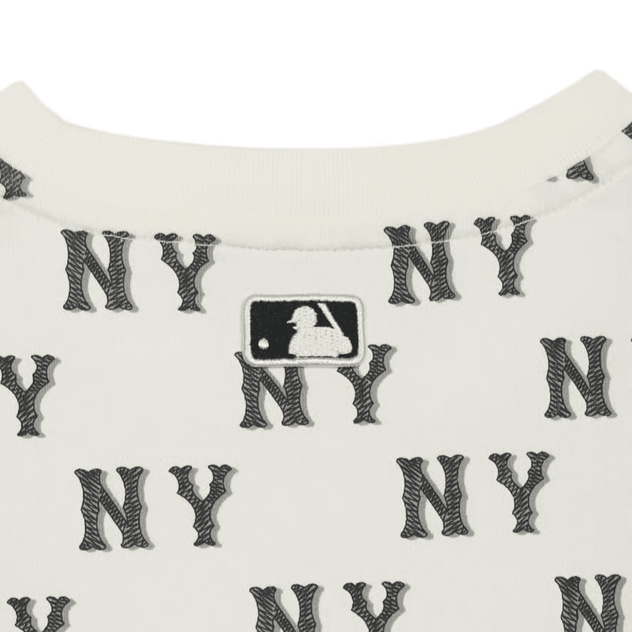 Футболка mlb Нью-Йорк Янкис Футболка SS25 Молочный белый Детский - изображение 5