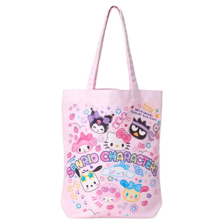 Мини-сумка Sanrio Cotton Shoulder Bag Women's Pink Санрио Хлопковая Сумка через плечо Женская Розовая - изображение 1