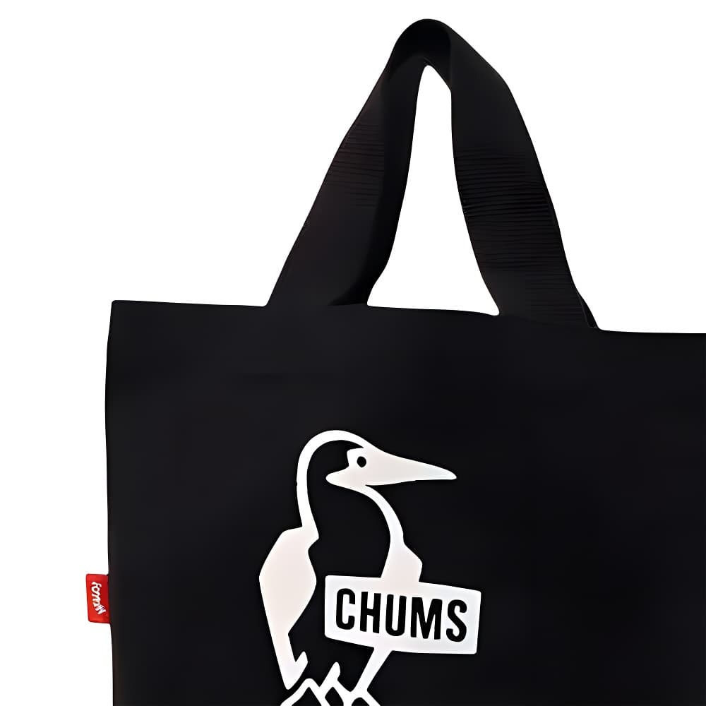 Сумка CHUMS Хлопковая сумка-тоут сумка для покупок мини-сумка унисекс черная - изображение 2