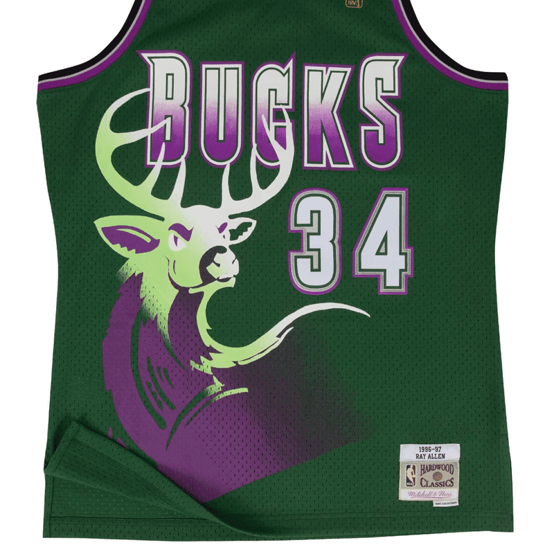Баскетбольная майка Mitchell Ness NBA SW 96-97 34 - изображение 3
