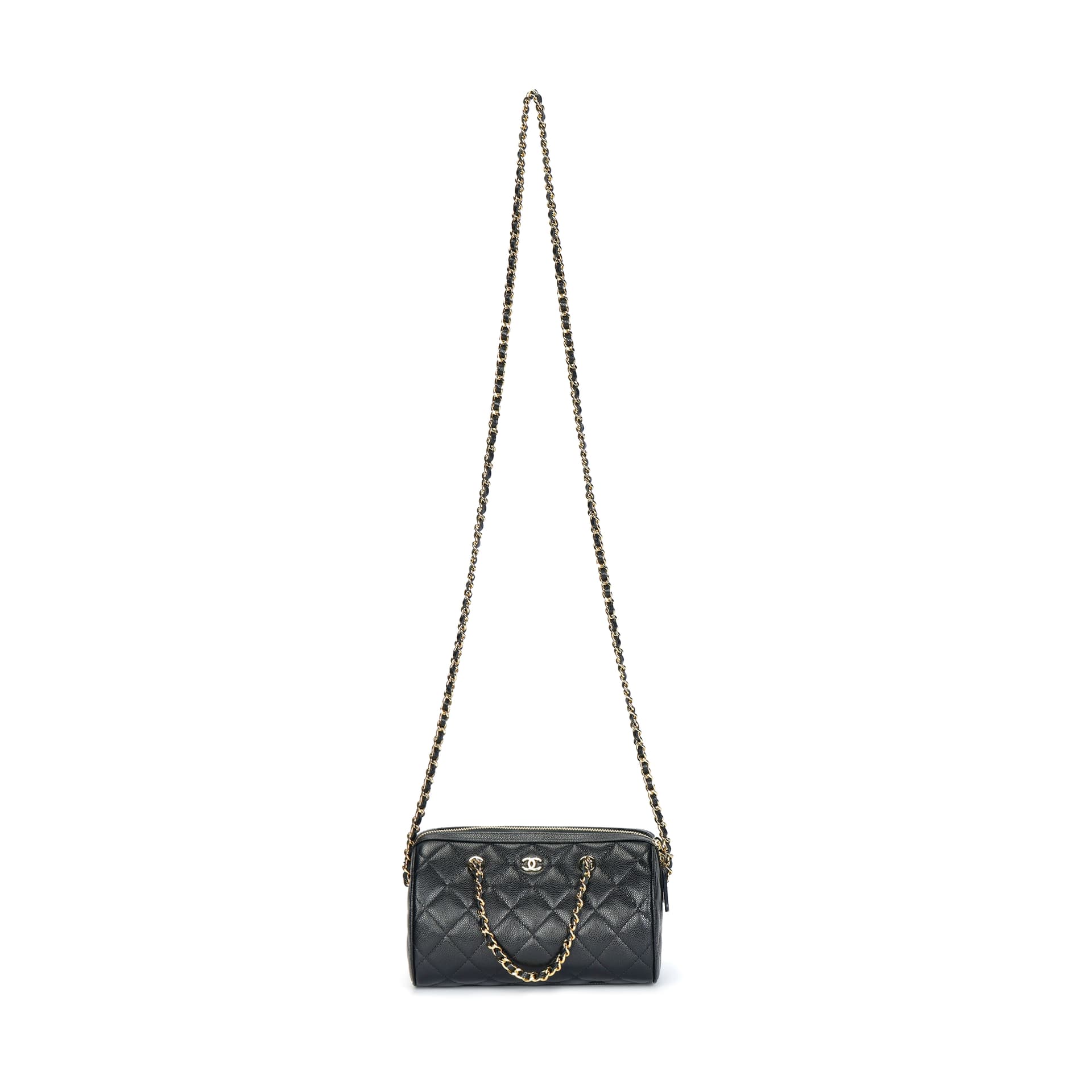 Сумка CHANEL 25P Quilted Small Shoulder Bag Black - изображение 1
