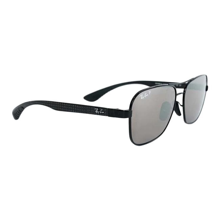 Солнцезащитные очки RayBan Углеродное волокно Прямоугольные Солнцезащитные очки Унисекс Черные - изображение 2