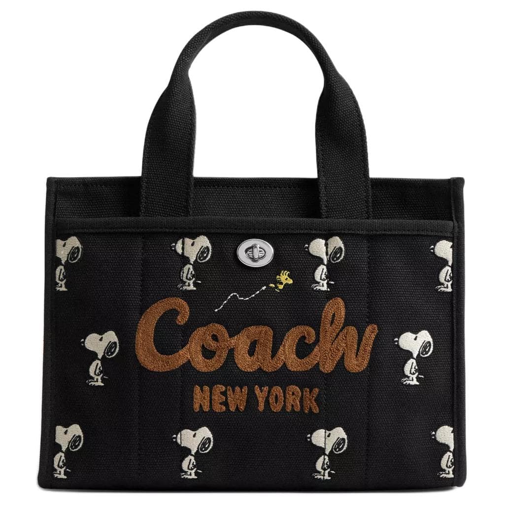 Сумка COACH x PEANUTS Cargo 26 Black - изображение 1