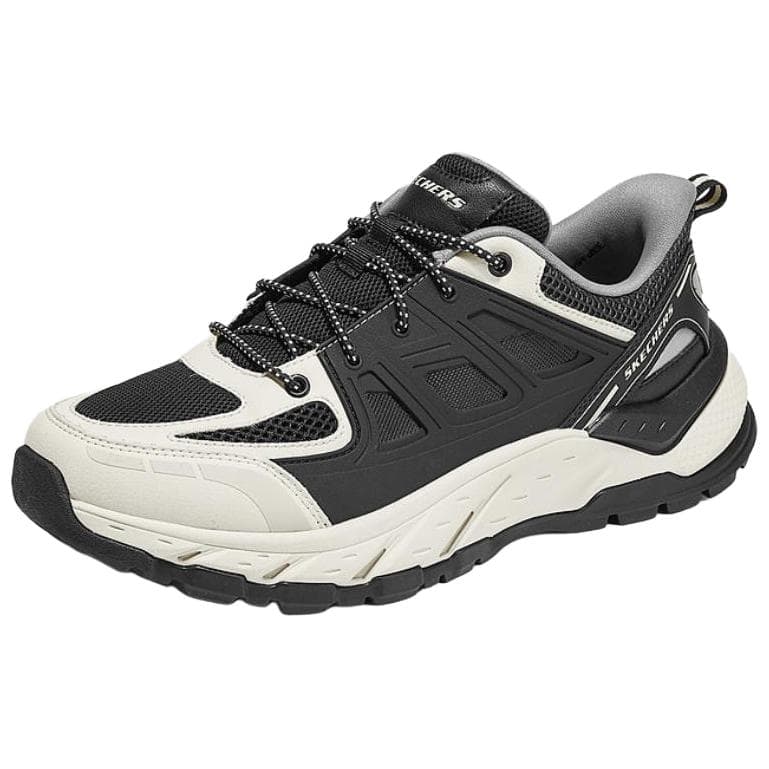 Кроссовки Skechers Износостойкий Дышащий Износостойкий Дышащий Низкий Верх Массивные Кроссовки Мужские Черный Белый - изображение 3