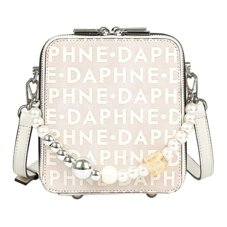 Мини-сумка DAPHNE ПУ (полиуретан) Сумка через плечо Стандартная Женская Экрю - изображение 1