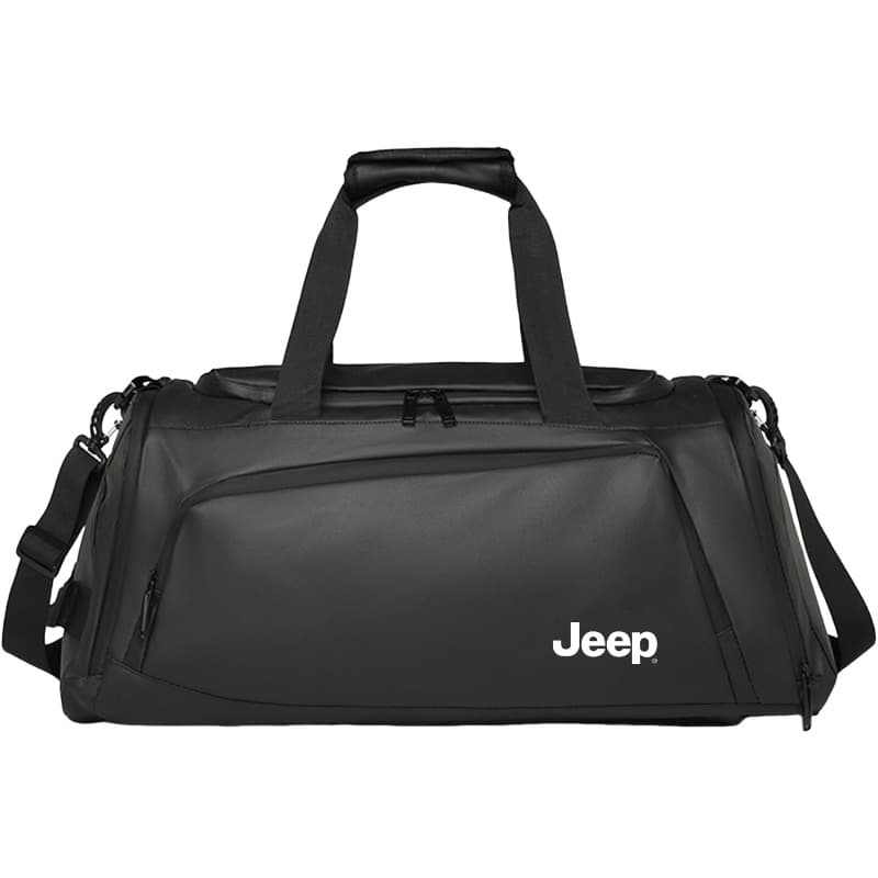 Спортивная сумка Jeep Водонепроницаемая тканевая сумка большая мужская черная - изображение 1
