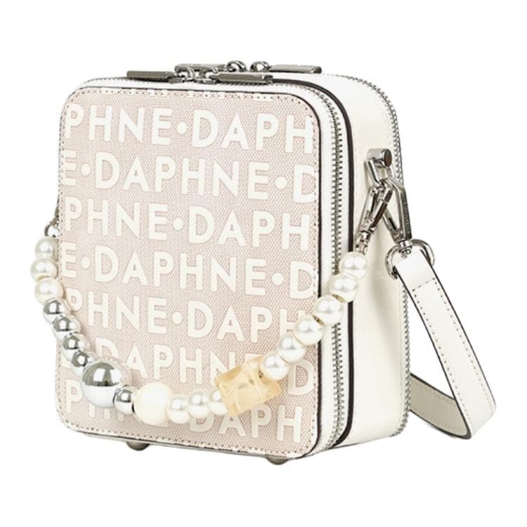 Мини-сумка DAPHNE ПУ (полиуретан) Сумка через плечо Стандартная Женская Экрю - изображение 2