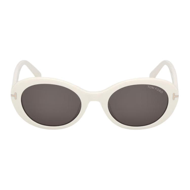 Солнцезащитные очки TOM FORD Пластиковая оправа OVAL SUNGLASSES Унисекс Белый - изображение 1