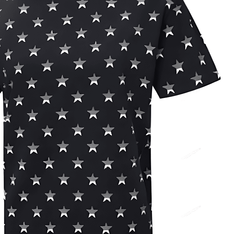 Футболка Converse Star Print T-shirt Womens Black - изображение 3