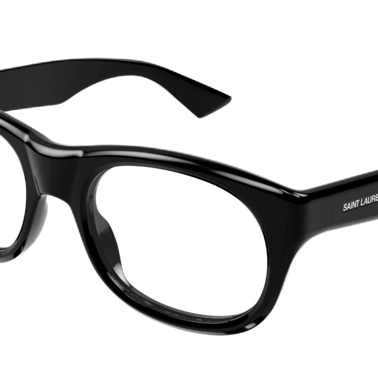Оправа SAINT LAURENT Оправа для очков Oval Женская Черная - изображение 3