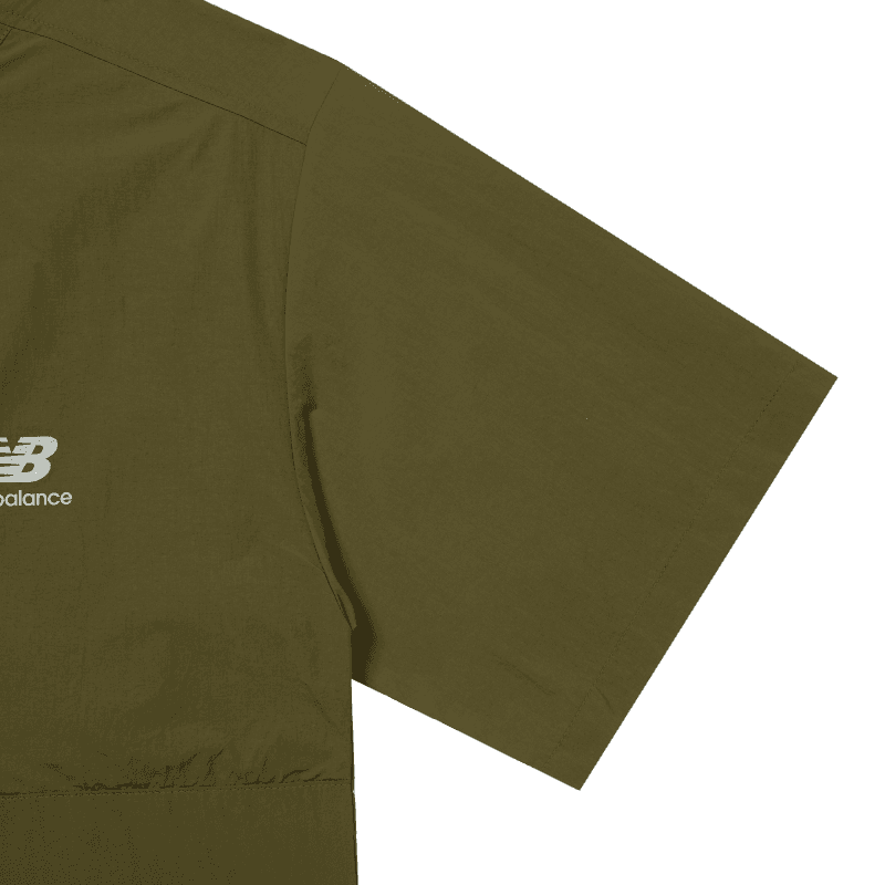 Футболка New Balance совместная линия Зеленая Мужская T-рубашка - изображение 3