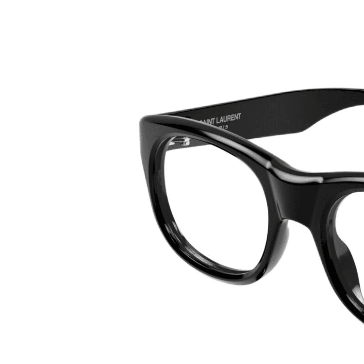 Оправа SAINT LAURENT Оправа для очков Oval Женская Черная - изображение 2