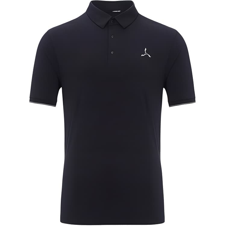 Поло LI-NING 1990 Golf Collection Спортивный повседневный минималистичный пуловер однотонный короткий рукав поло мужской - изображение 1