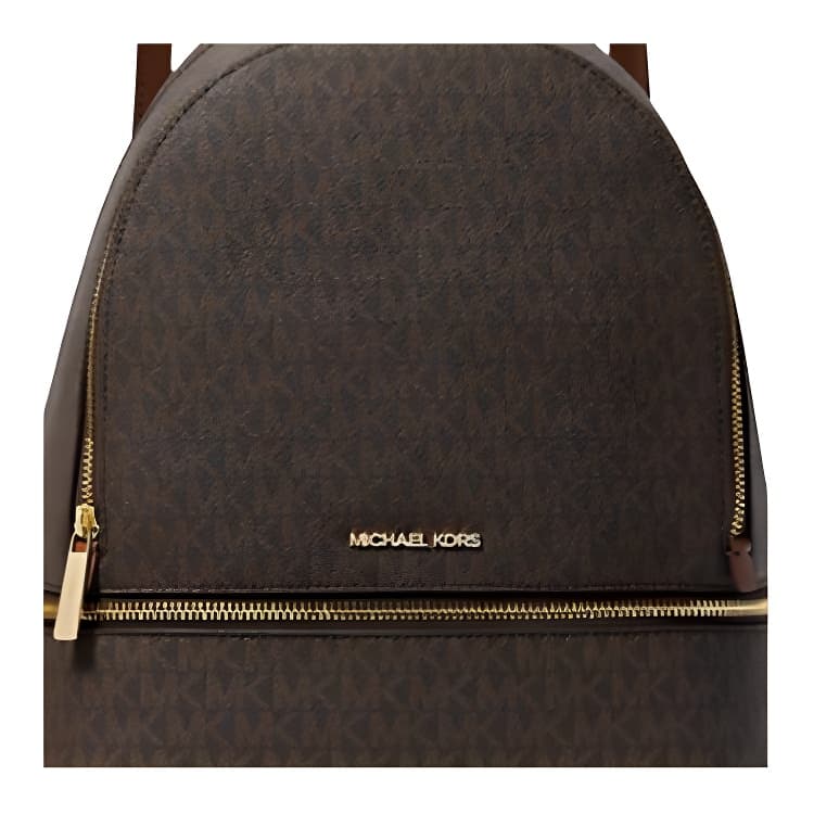 Рюкзак MICHAEL KORS Rhea Покрытый холст Рюкзак Средний Женские Коричневый - изображение 4