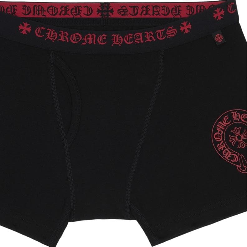 Трусы Chrome Hearts Мужское нижнее белье 1 упаковка черного цвета - изображение 4