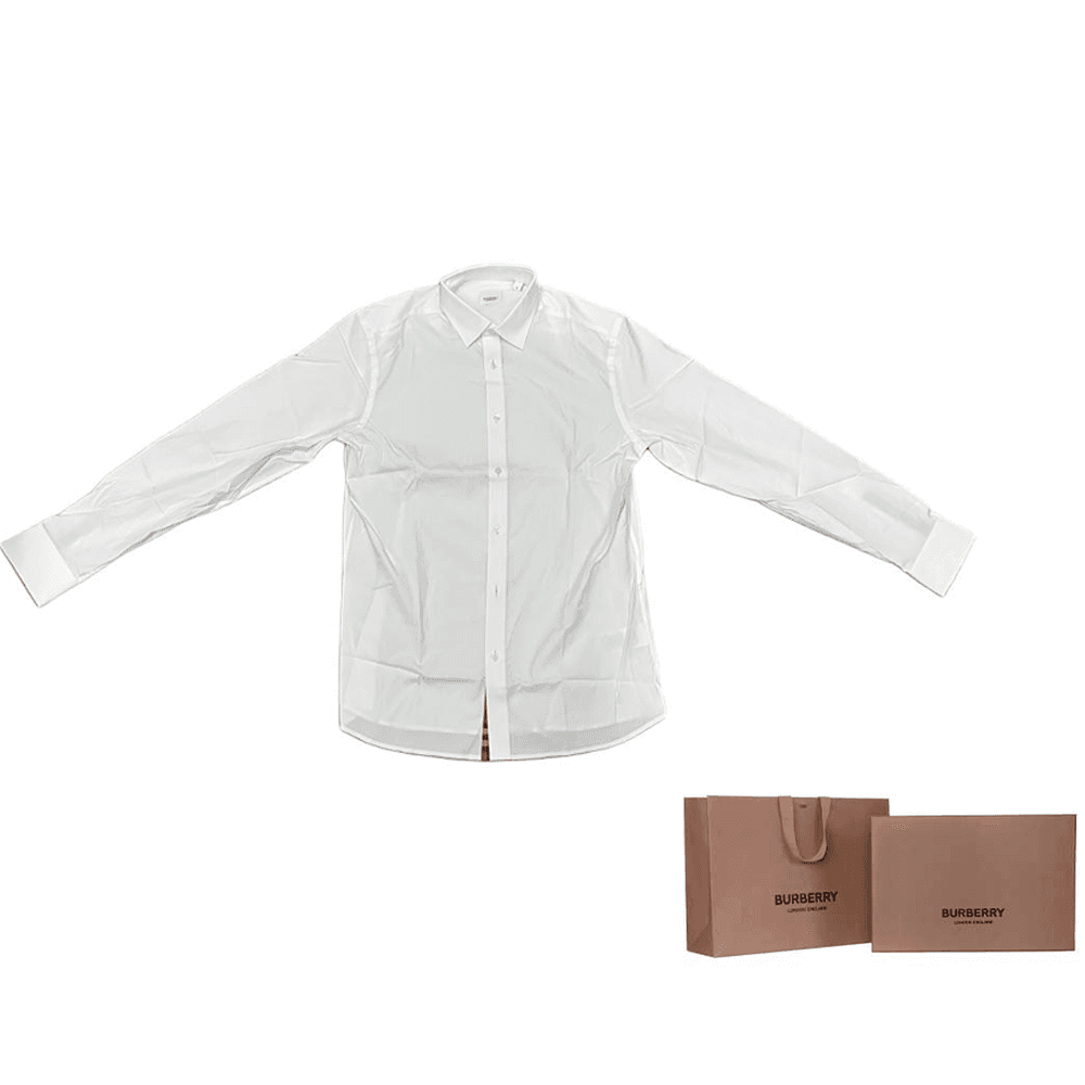 Рубашка Burberry SS25 Рубашка Мужская Белая - изображение 6