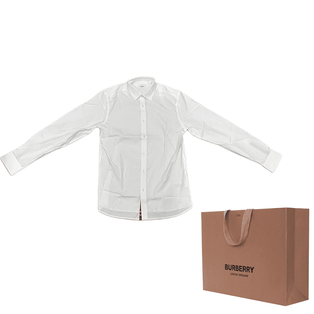 Рубашка Burberry SS25 Рубашка Мужская Белая - изображение 4