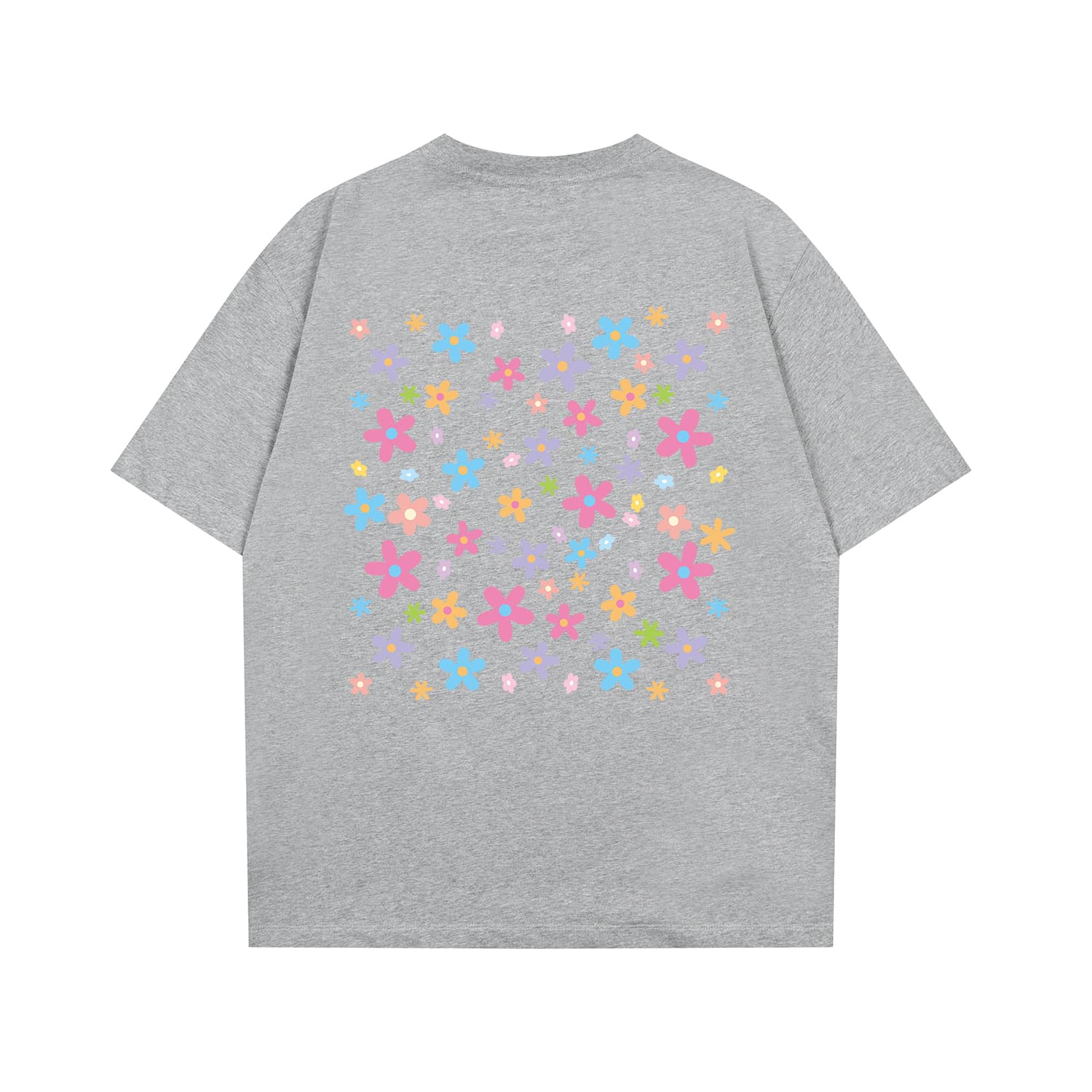 Футболка Sanrio x Cinnamoroll Футболка унисекс с цветочным принтом и надписью, свободный крой, 100% хлопок - изображение 1