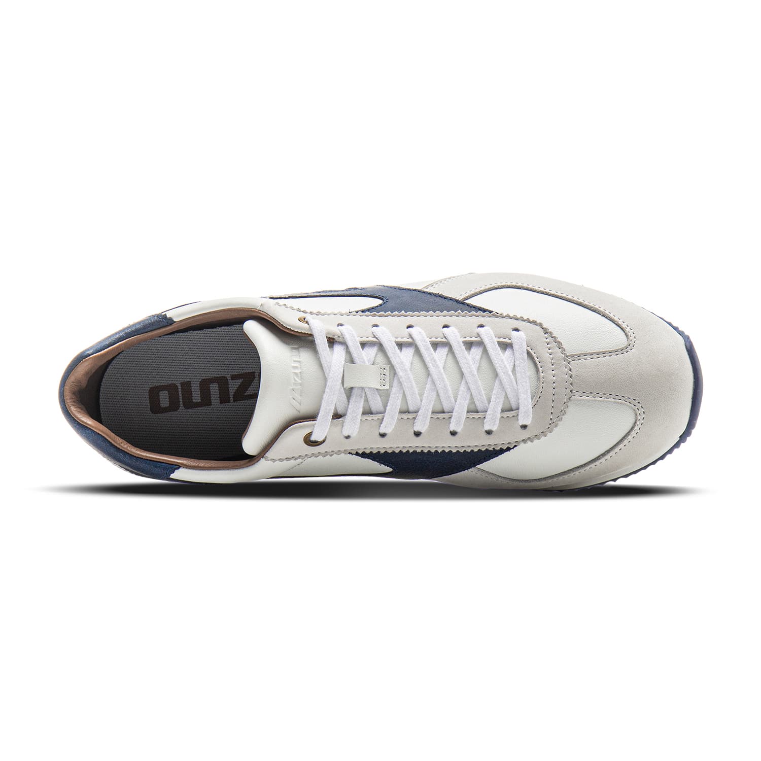 Кроссовки Mizuno LG 70s Амортизация Высота Увеличение Низкий Топ Повседневная Обувь Унисекс Холодный Серый - изображение 3