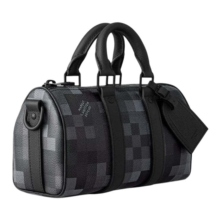 Сумка Louis Vuitton Keepall Bandoulière 25 Black - изображение 2
