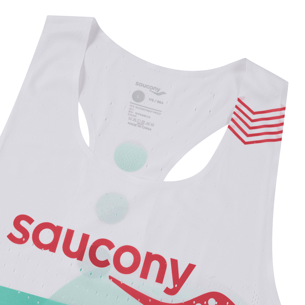 Saucony Майка Мужская Геометрическая Озерно-Синяя Комплект Magic Цветочный - изображение 3
