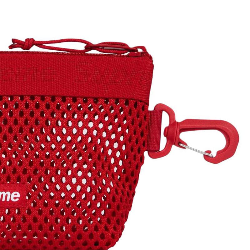 Сумка supreme Полиэфирное волокно Клатч Мини-версия Унисекс Красный - изображение 4