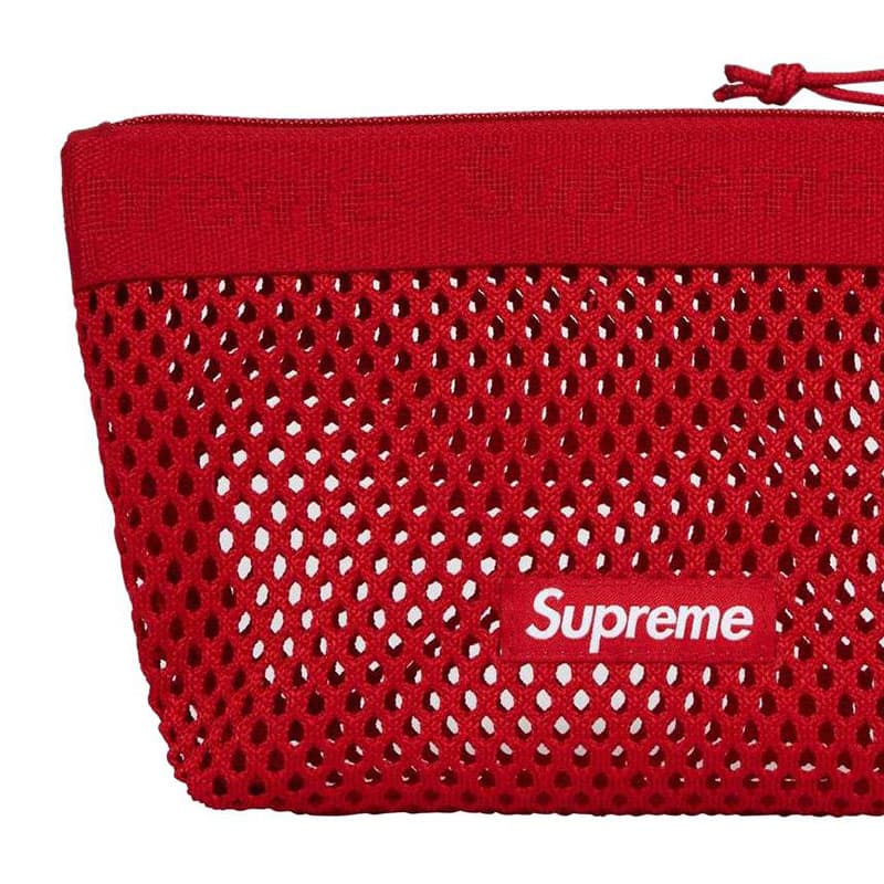 Сумка supreme Полиэфирное волокно Клатч Мини-версия Унисекс Красный - изображение 3