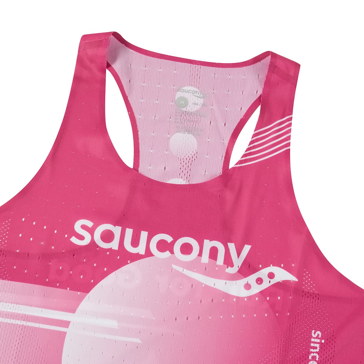 Saucony Бег Майка Унисекс Фиолетовый Сливовый С рисунком - изображение 3
