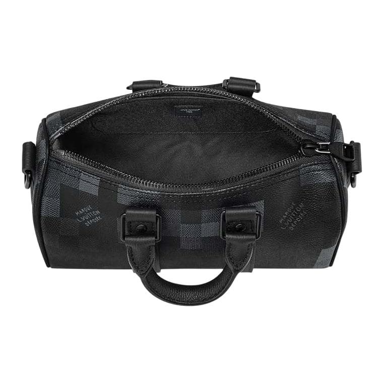 Сумка Louis Vuitton Keepall Bandoulière 25 Black - изображение 4