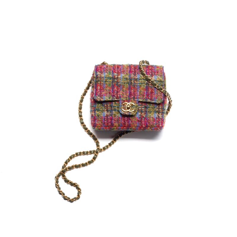 Сумка через плечо CHANEL 22K Camera Bag Pink Green - изображение 1