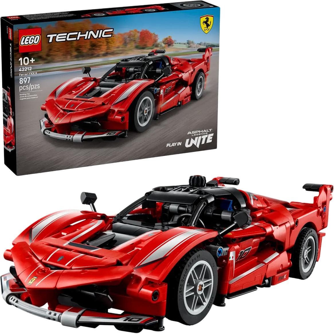 Конструктор LEGO Феррари FXX K Конструктор 897 шт. 42212 АБС - изображение 2