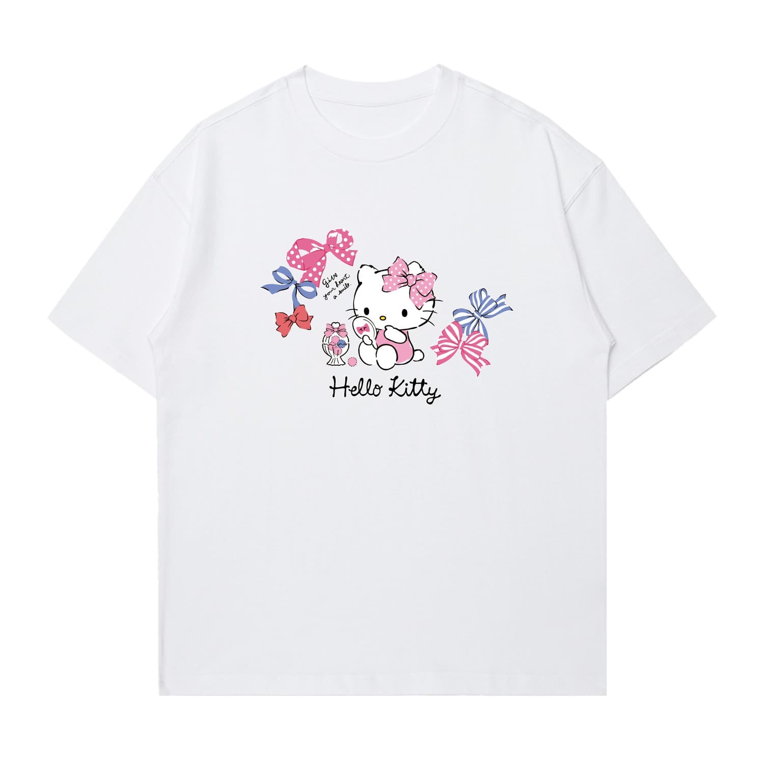 Футболка Sanrio x Hello Kitty Хелло Китти Летняя футболка унисекс 2025 - изображение 1