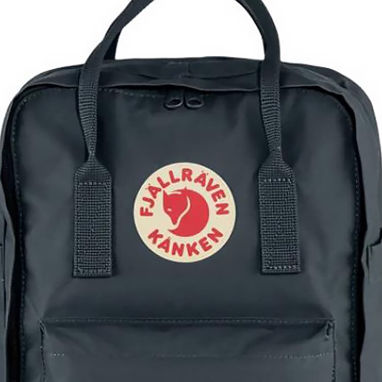 Fjallraven Kanken 13L Двойная плечевая сумка для активного отдыха унисекс цвет этиленово-морской синий - изображение 5