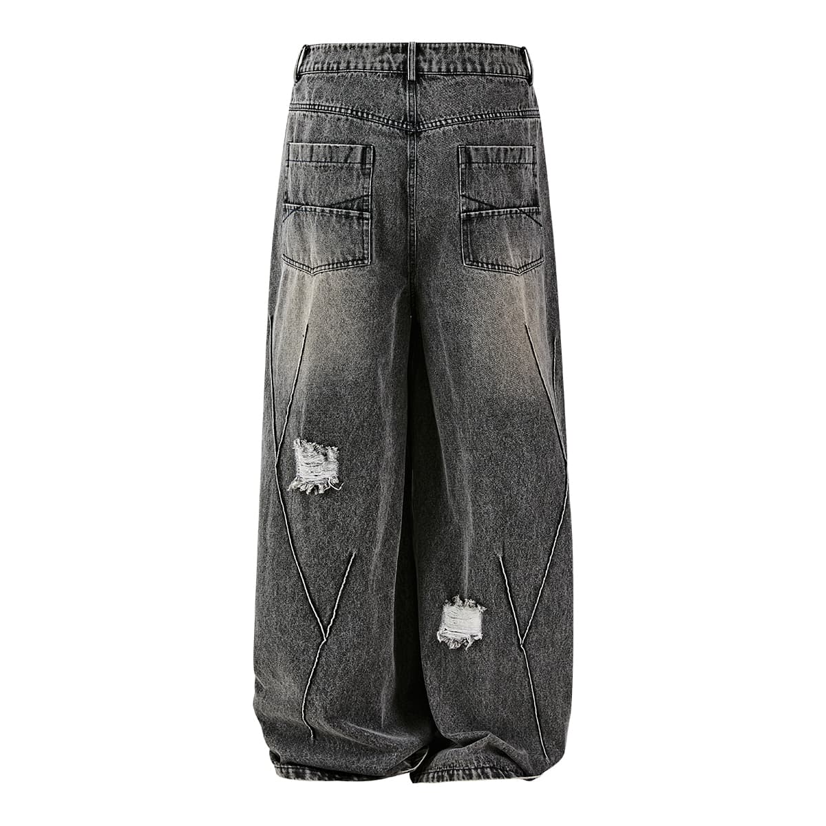 Штаны PASET Black Gray Color Мужской Джинсы - изображение 2