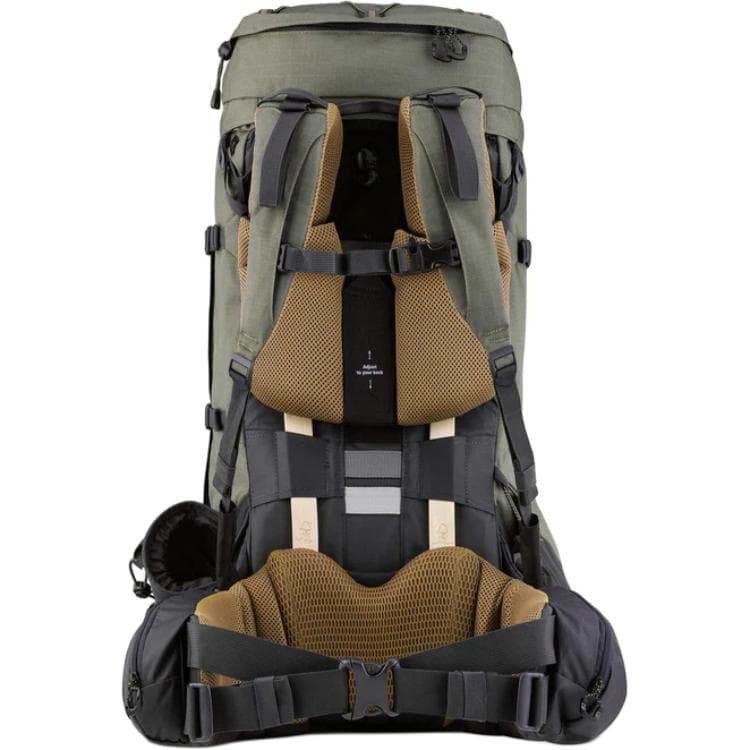 DECATHLON 60L Альпинистский рюкзак для активного отдыха сумка на открытом воздухе нейлоновый угольно-серый мужской - изображение 4