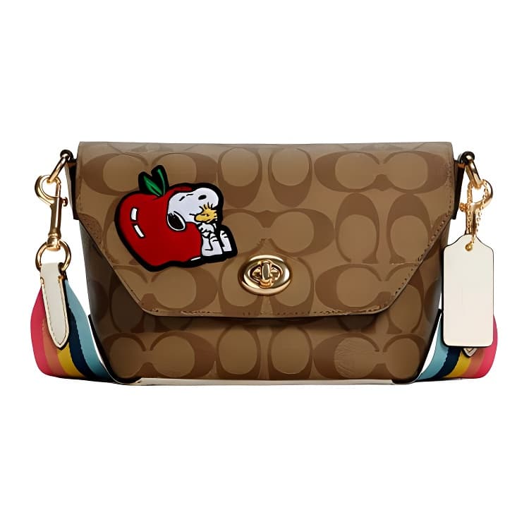 Сумка через плечо COACH x Peanuts Snoopy karlee 23 - изображение 1