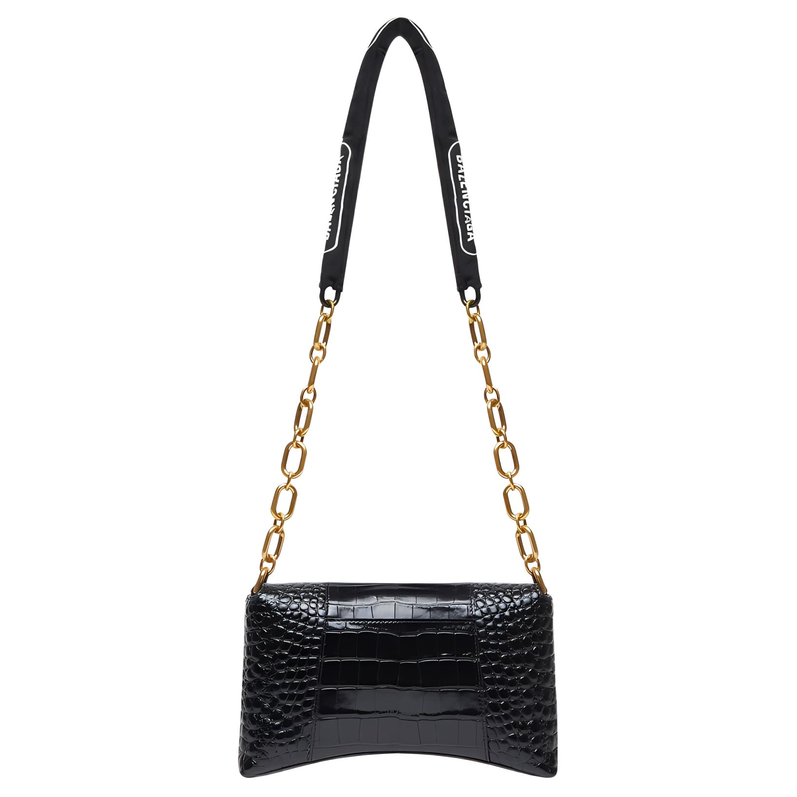 Сумка через плечо Balenciaga Hourglass Mini Black - изображение 2