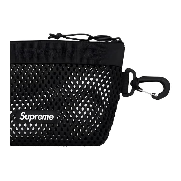 Сумка supreme Полиэфирное волокно Клатч Мини-версия Унисекс Черный - изображение 3