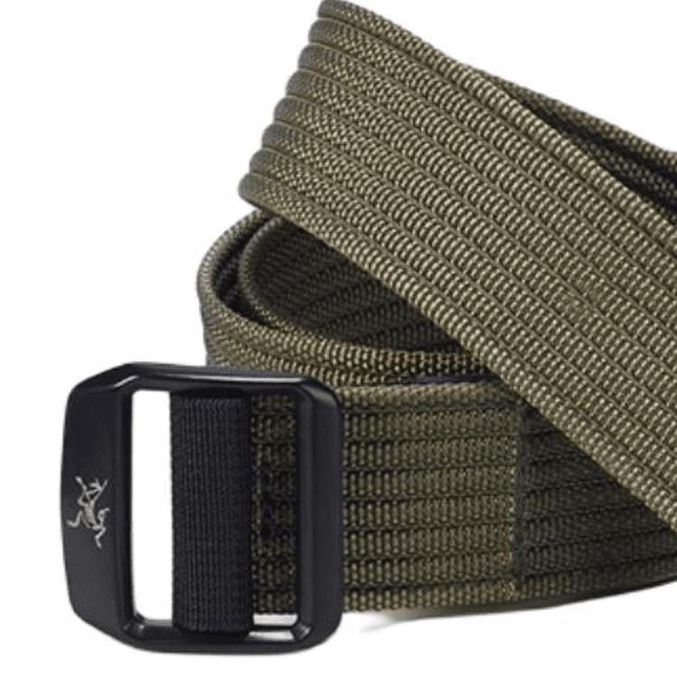 Ремень Arc'teryx Нейлоновый металлический полиэстер ремни мужские винтажные зеленые ширина тела 3,8 см - изображение 3