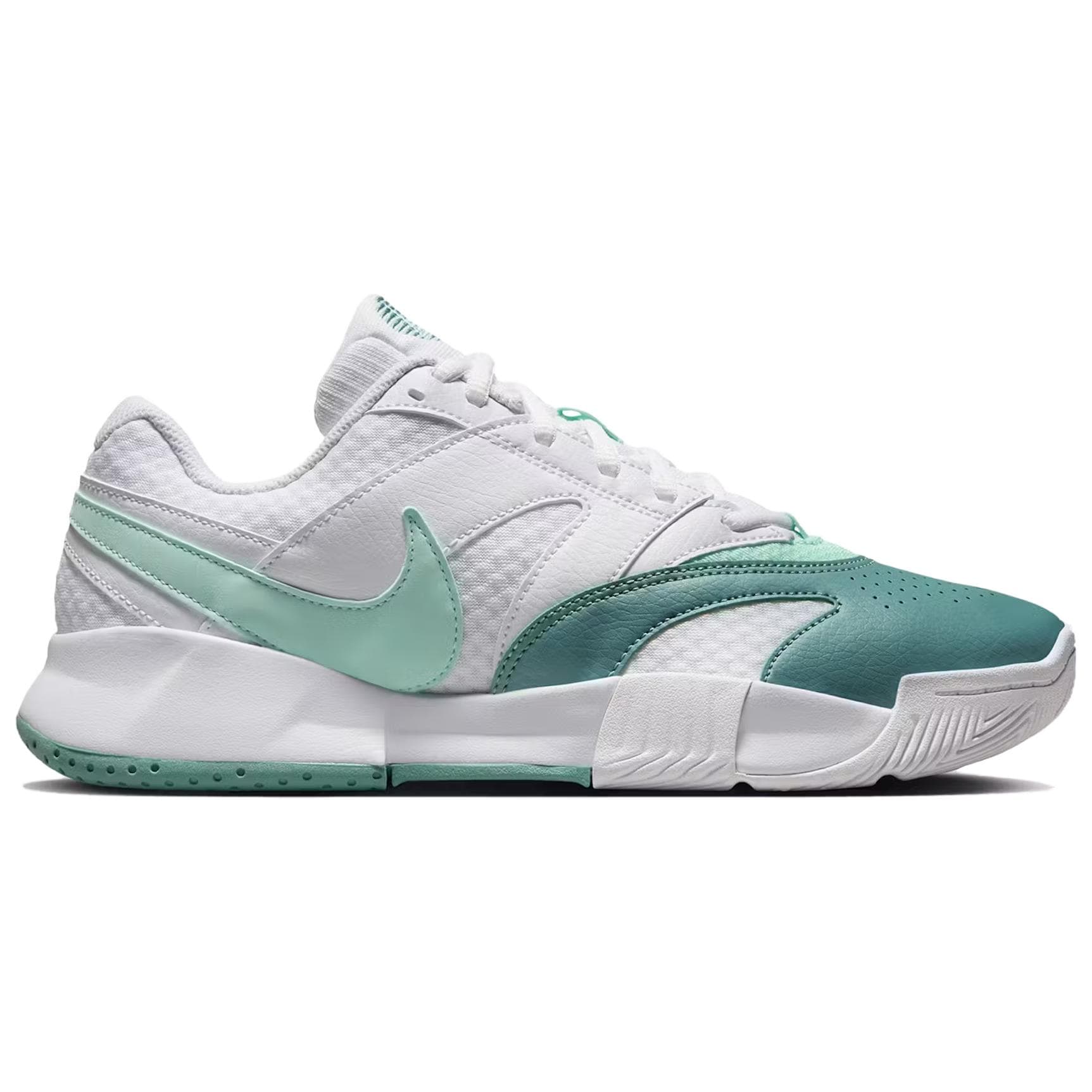 Кроссовки для тенниса Nike Court Lite 4 Устойчивые к истиранию низкие теннисные кроссовки для женщин белые и зеленые - изображение 2